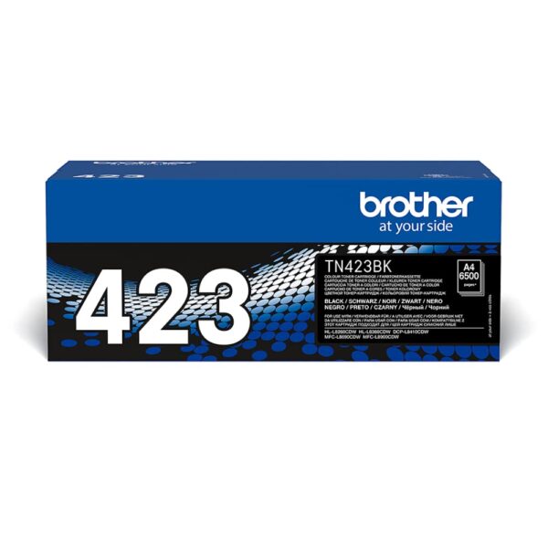 BROTHER TN-423BK Toner Cartridge, Black, Single Pack, High Yield, Includes 1 x Toner Cartridge, Genuine Supplies