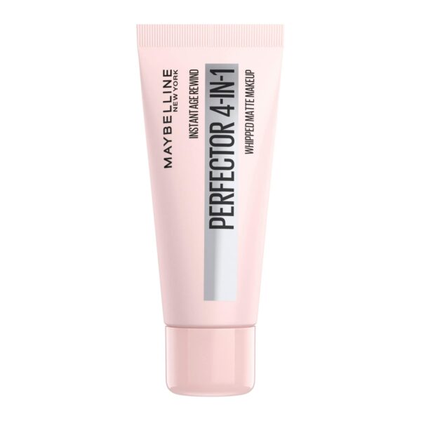 Maybelline New York 4-in-1 Make Up with Concealer, BB Cream, Powder & Primer, for a Perfect Complexion, Foundation with Light Coverage, Instant Perfector Mat, No. 035 Natural Medium, 30 ml