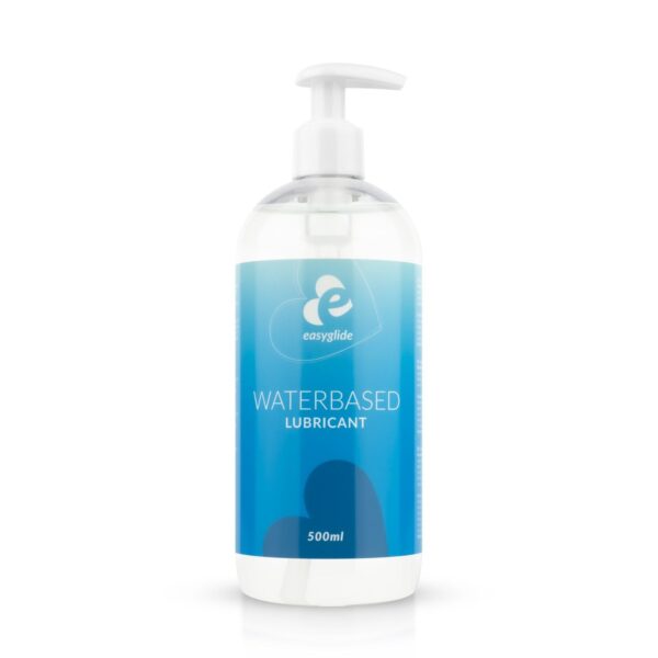 EasyGlide Water Based Lubricant – Compatible with Latex and Silicone – Non Sticky Waterbased Lube – 500ml