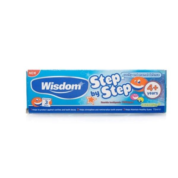 Wisdom Step by Step 4+ Toothpaste