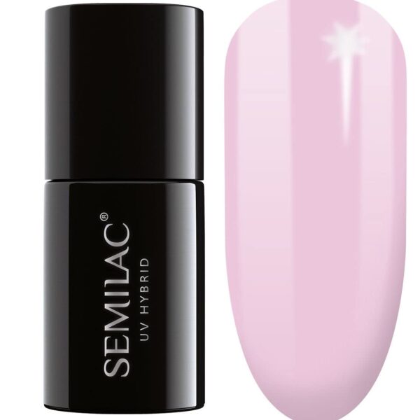 Semilac Extend Base 5in1 803 Delicate Pink Gel Nail Polish Functions Long Lasting and Easy to Apply UV/LED Gel Nails 7ml