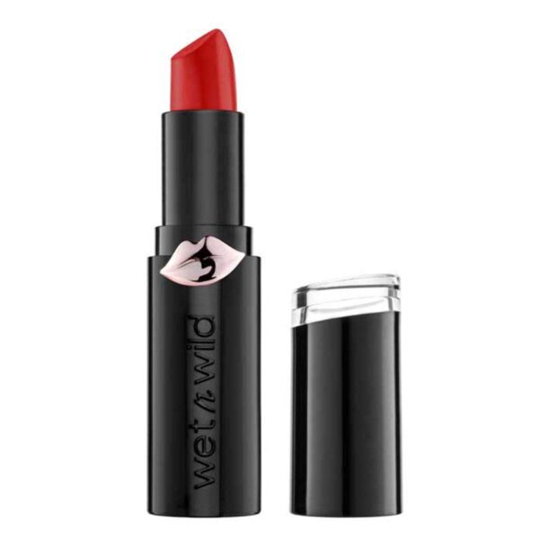 Wet n Wild, Megalast Lipstick, Long-lasting Matte Lipstick with Daily Moisture, Extra-smooth Formula with Microspheres, Natural Marine Plant Extracts, Coenzyme Q10 and Vitamins A & E, Red Velvet