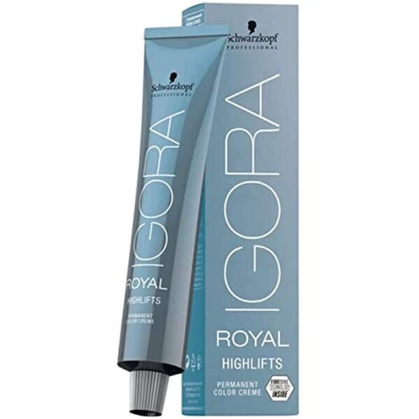 Schwarzkopf Professional Igora Royal Highlifts Permanent Hair Colour Cream, No. 10-21 Ultra Blonde Ash Cendre, 60 ml