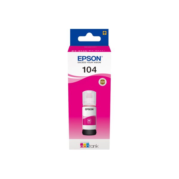 Epson EcoTank 104 Magenta Genuine Ink Bottle