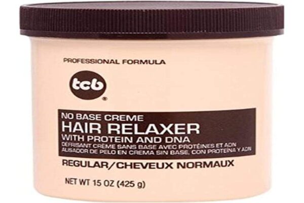 TCB Professional No Base Creme Hair Relaxer Regular Strength 25% extra free 18.75oz