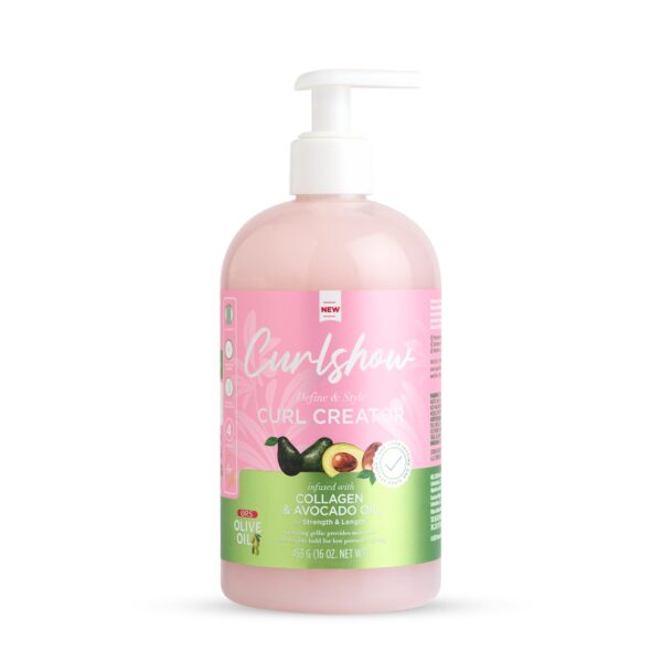 ORS Olive Oil Curlshow Curl Creator Infused with Collagen & Avocado Oil for Strength & Length (16.0 oz)