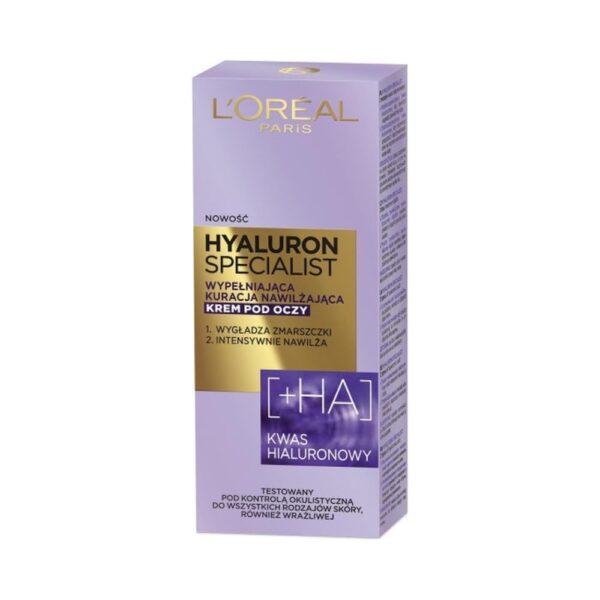 L'Oréal - HYALURON SPECIALIST EYE CREAM - Anti-wrinkle eye cream - 15 ml