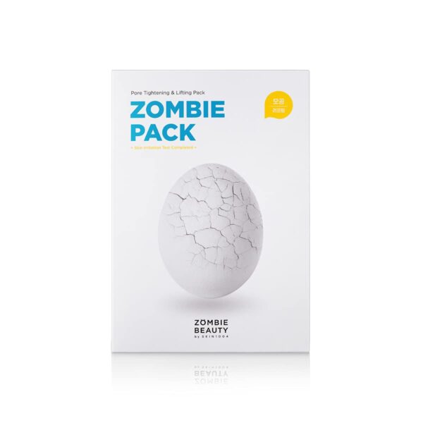 SKIN1004 Zombie Pack (1 Box - 8ea) | Washable Face Mask for Skin Ageing, Fine Lines, Wrinkles, Enlarged Pores, Dryness, Lifting and Hydrating