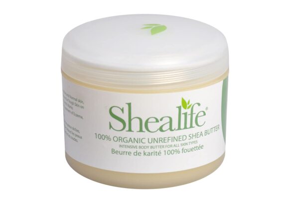 220 Grams Organic Unrefined Shea Butter for Conditioning Sensitive and Dry Skin Baby Skin Salve Treatment of Eczema Psoriasis and Damaged Skin Supplied Direct by Shea Life Skincare 220g 7.66 oz