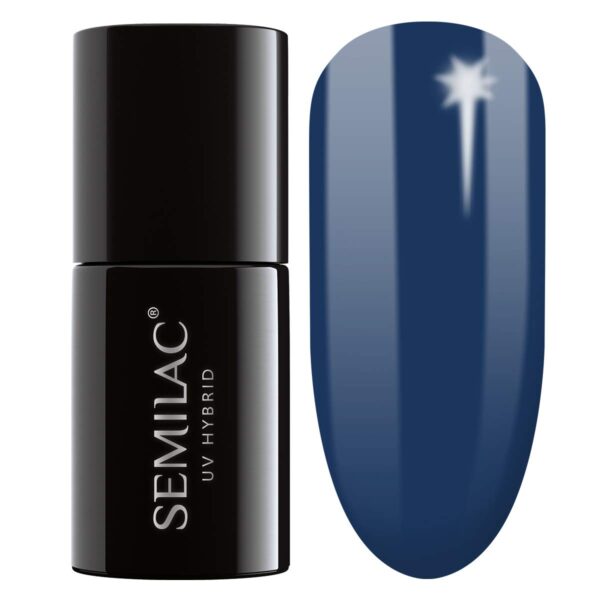 SEMILAC 540 Go Venezuela Blue Gel Nail Polish. 100% Odourless, Long Lasting & Easy To Apply. UV/LED Gel Nail Varnish For Manicure & Pedicure At Home Or Salon 7ml