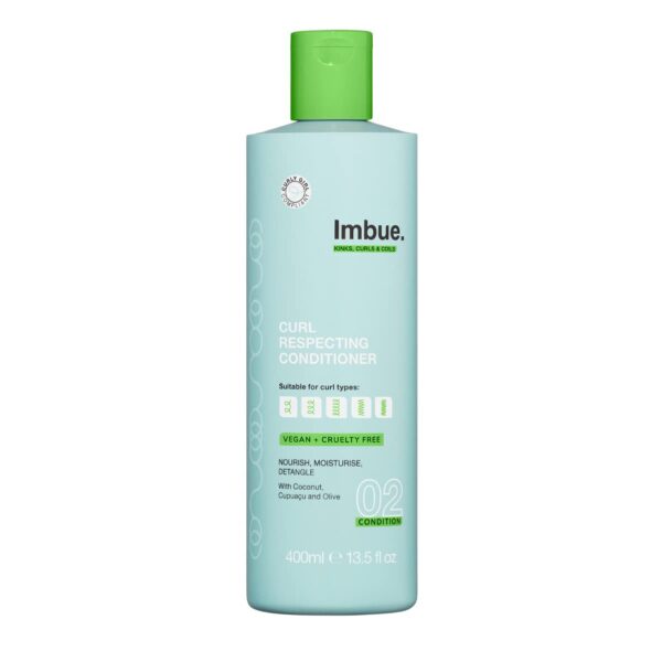 Imbue Curl Respecting Hair Conditioner Protein Rich - Vegan, Wavy Curly & Coily hairs Curly girl Movement - 400 ML Paraben Free