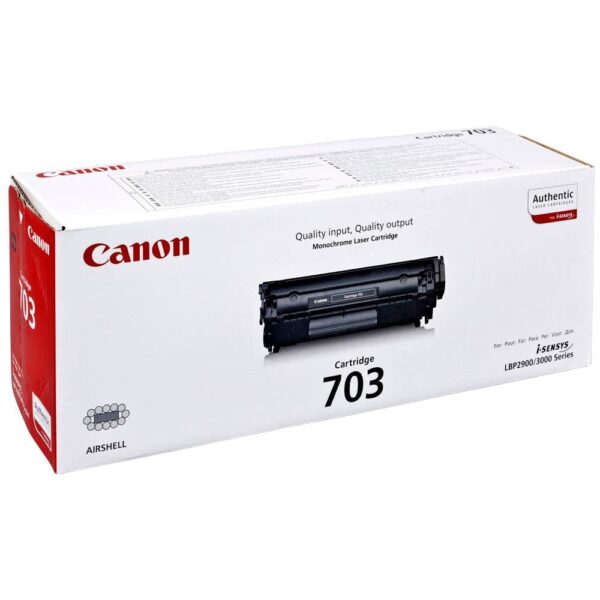 Canon Laser Toner Cartridge 703 Black 7616 A005