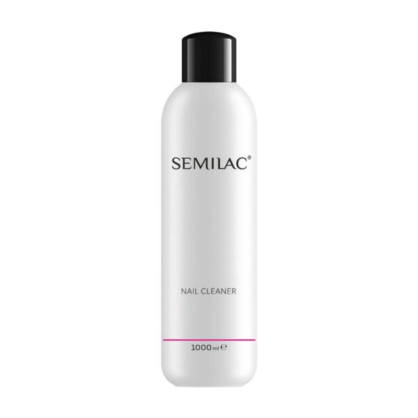 Semilac Nail Cleaner | 1000 ml | Nail Polish Residue Cleaner with Isopropanol | Multi-purpose Nail Degreaser for Nail Plates and for Removing Pollen from Sticky Layers