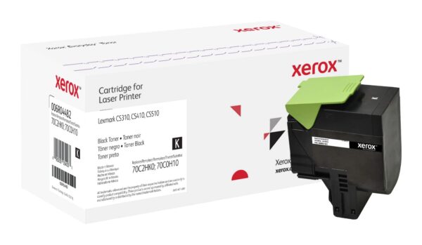 Everyday by Xerox Black Toner compatible with Lexmark 70C2HK0/70C0H10, High Capacity