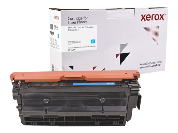 Everyday by Xerox Cyan Toner compatible with HP 656X (CF461X), High Capacity