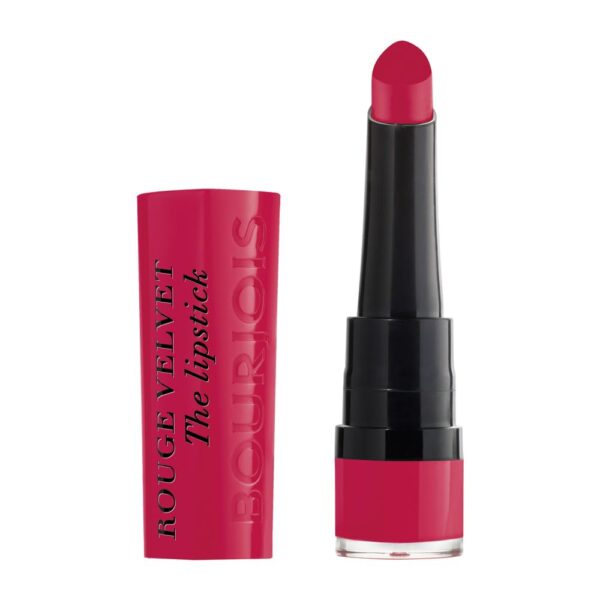 Bourjois Rouge Velvet The Lipstick Bullet Lipstick 9 Fuchsia Botté Purples, 2.4g Pink