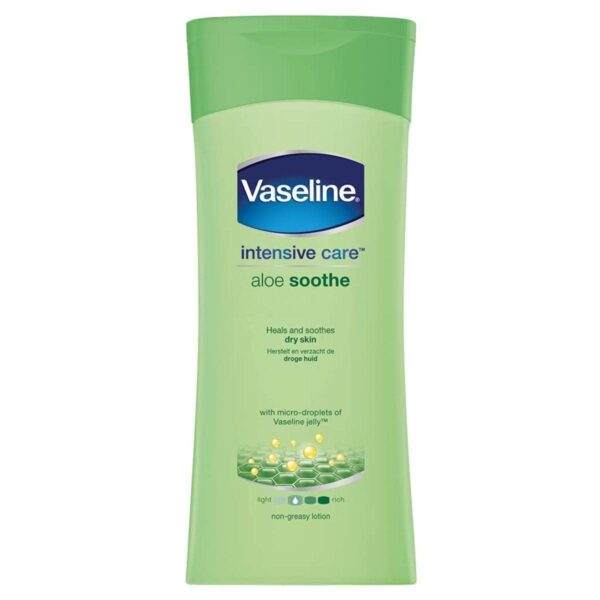 Vaseline Intensive Care Aloe Soothe heals and refreshes skin Body Lotion for dry skin 200 ml