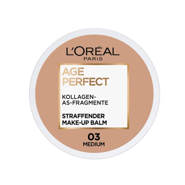 L'Oréal Paris Age Perfect Firming Make-Up Balm 03 Medium Nourishing Makeup Wonder for Healthy-Looking Skin 18ml