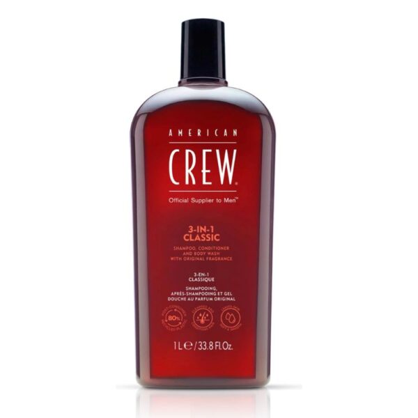 American Crew Classic 3-in-1, Black, 1000 ml