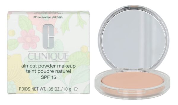 Almost Powder Makeup SPF15 New Packaging by Clinique 02 Neutral Fair / 0.35 oz. 10g