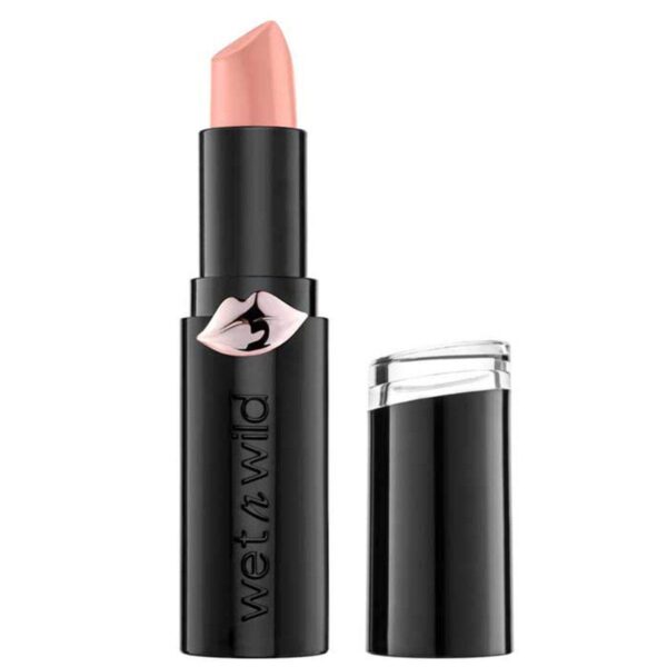 Wet n Wild, Megalast Lipstick, Long-lasting Matte Lipstick with Daily Moisture, Extra-smooth Formula with Microspheres, Natural Marine Plant Extracts, Coenzyme Q10 and Vitamins A & E, Skin-ny Dipping