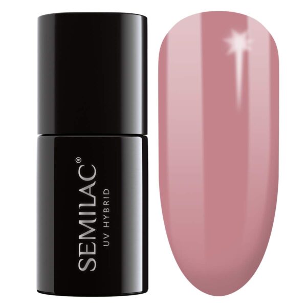 SEMILAC 097 Indiana Rose Gel Nail Polish. 100% Odourless, Long Lasting & Easy To Apply. UV/LED Gel Nail Varnish For Manicure & Pedicure At Home Or Salon 7ml