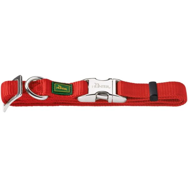 Hunter - Collar Vario Basic aluminum resealable M neck 40-55 cm red