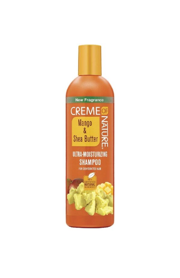 Creme of Nature Mango & Shea Butter Ultra Moisturizing Shampoo 12oz by Creme of Nature, White