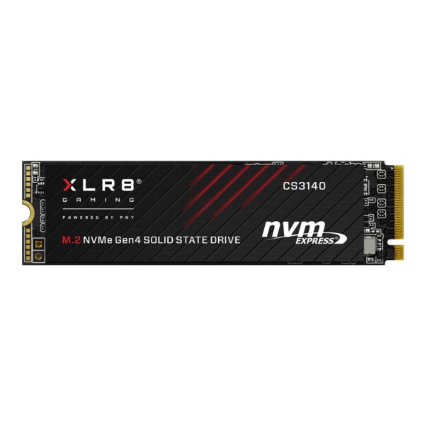 PNY XLR8 CS3140 4TB M.2 NVMe Gen4 x4 Internal Solid State Drive (SSD) - M280CS3140-4TB-RB