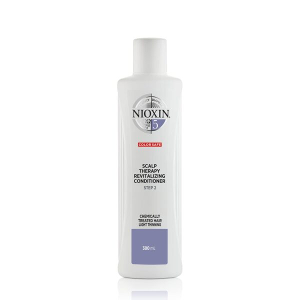 Nioxin 3-Part System, System 5 Chemically Treated Hair with Light Thinning, Hair Thickening Treatmen