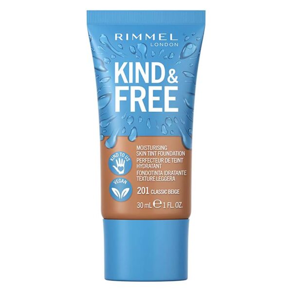 Rimmel Kind + Free Moisturising Skin Tint Foundation, Classic Beige 201