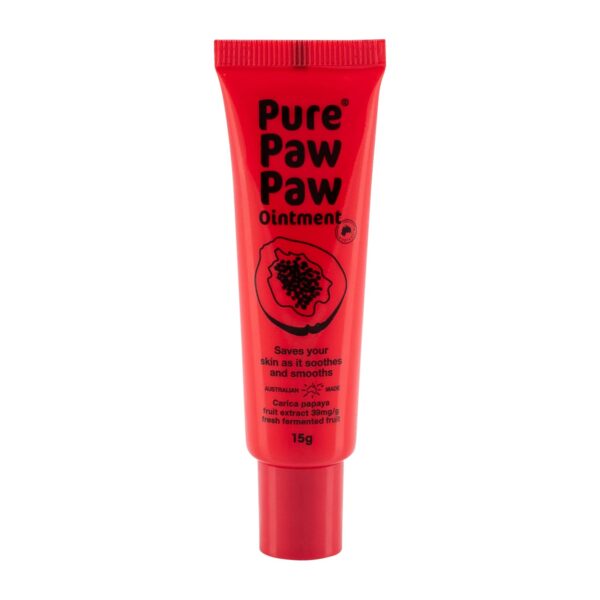 Pure Paw Paw Original Australian Ointment for Smoothing and Soothing, Suitable for Lips, All Skin Types and Make-Up, 15g