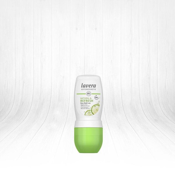 lavera NATURAL and REFRESH Deo Roll-On - unisex - organic lime and minerals - 48h protection - no aluminium - vegan - natural cosmetics (75 ml)