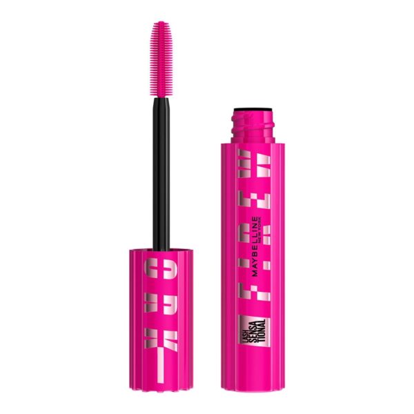 Maybelline New York, Sensational Firework Volumising Mascara, 360° Lash by Lash Impact, Full Flare, 24H wear, Colour: Very Black