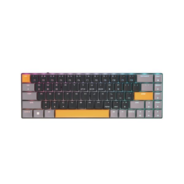 Cherry MX-LP 2.1 Compact Wireless Gaming Keyboard.Silver RGB MX Speed Switches.RGB Lighting Low Profile MX Precision Switches.65% Size.68 Keys.(Black &