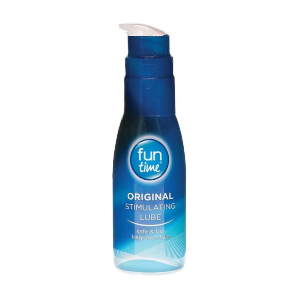 Fun Time Classic Natural Lubricant, Alcohol Free, Water Based, Blue, 75 Ml