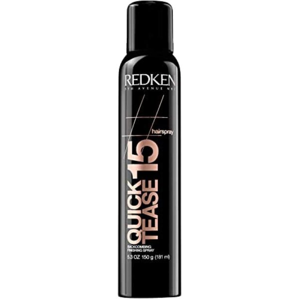 REDKEN Quick Tease 15, Volume Lock Hair Spray, 3-in-1 Benefits: Volume, Texture, Control, 250 ml