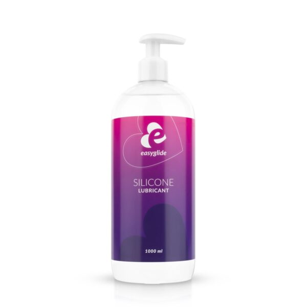 EasyGlide Silicone Lubricant – Silicone Lube Compatible with Latex – Stays on under Water – 1000ml