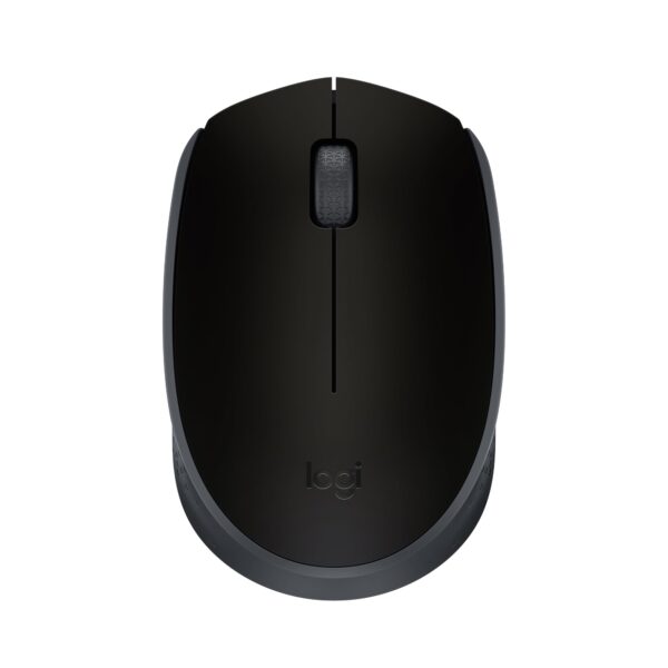 Logitech B170 Wireless Mouse, 2.4 GHz with USB Nano Receiver, Optical Tracking, 12-Months Battery Life, Ambidextrous, PC / Mac / Laptop - Grey