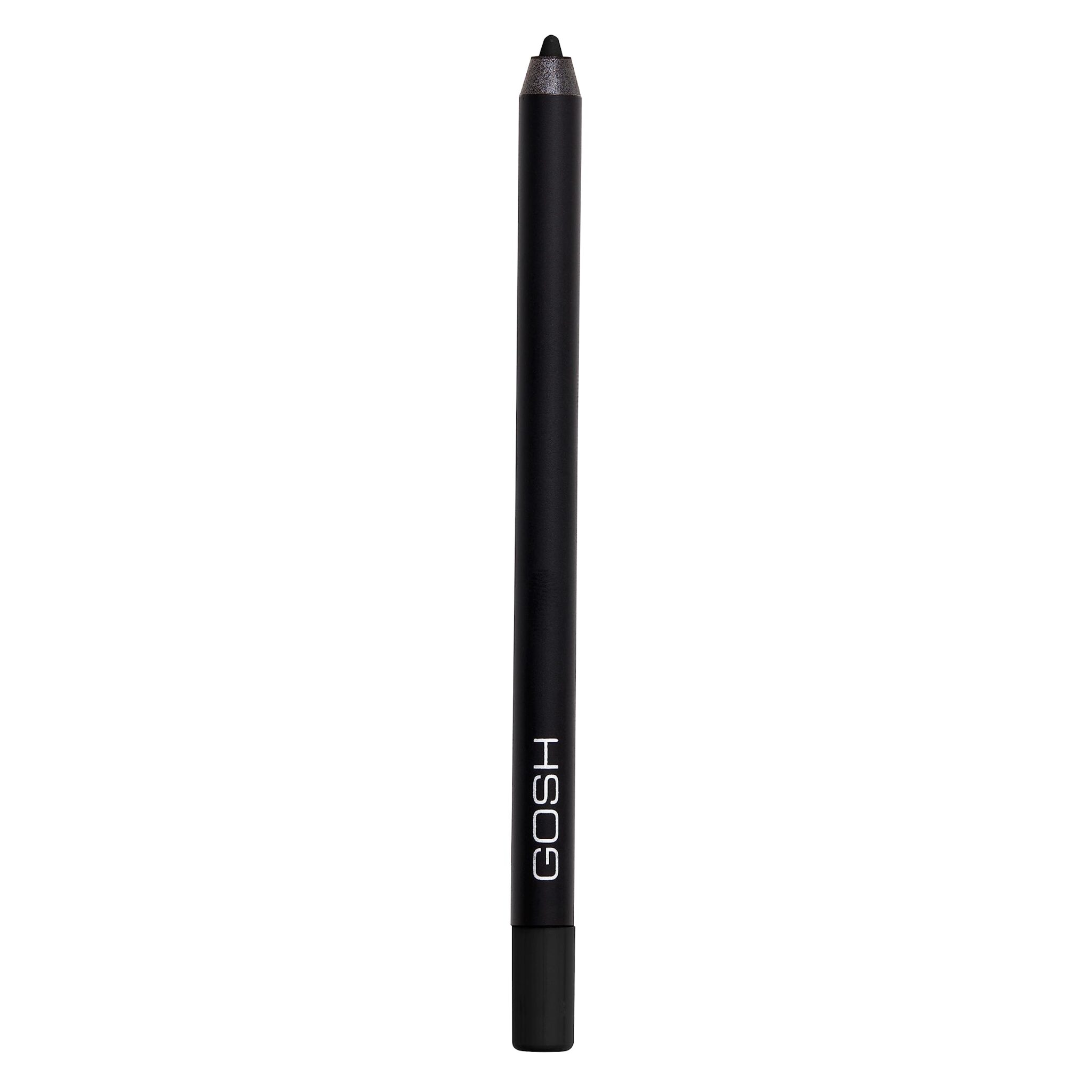 GOSH Velvet Touch Eyeliner & Kajal with Soft Texture for Easy Application I Waterproof, Fragrance-Free & High Coverage I Perfect for Mascara I with Nourishing Vitamin E & Jojoba Oil I Black Ink