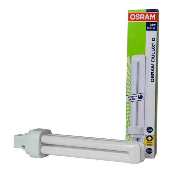 Osram DULUX D, 26 watt - 26W / G24d-3 / 830