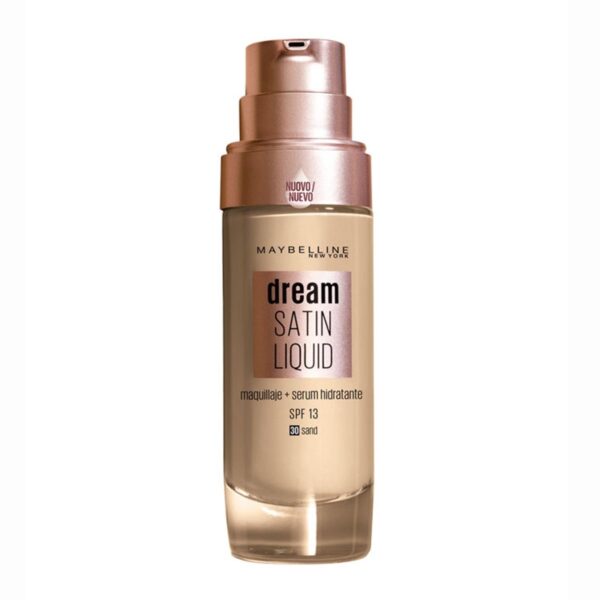 Maybelline New York Dream Radiant Liquid - Liquid Foundation, Tone 030 Sand