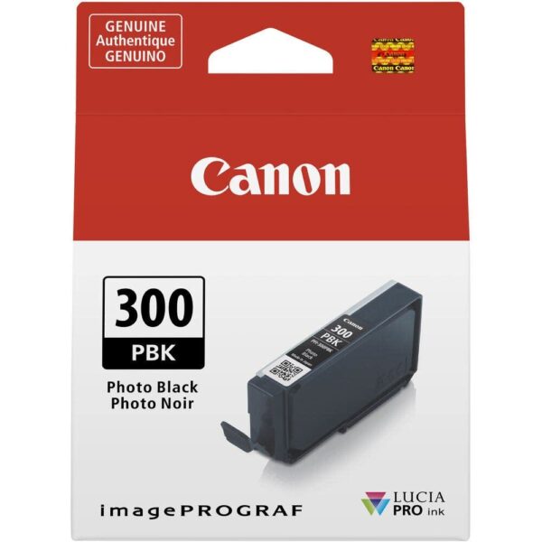 Canon PFI-300 PBK - Photo black - original - ink tank - for imagePROGRAF PRO-300