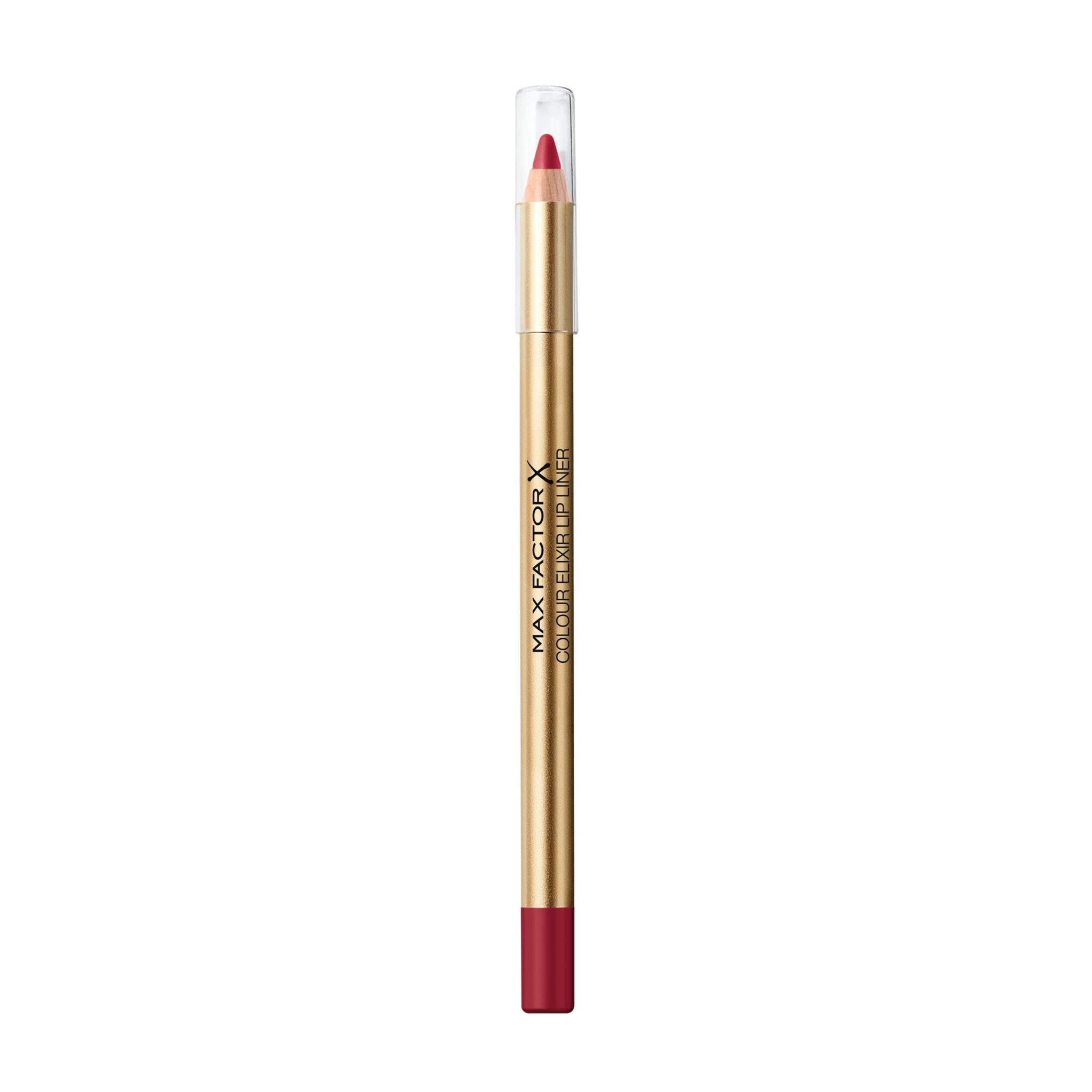 Max Factor Colour Elixir Lip Liner 75 Rich Wine Lip Liner for Ideal Defined Lips with Smooth Texture and Matte Finish Extends Lasting Lipstick 5g