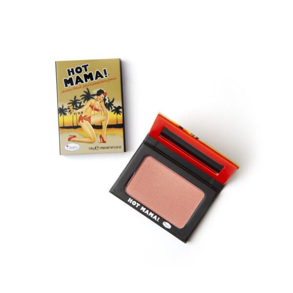 Thebalm Hot Mama! Shadow/Blush, Subtle Highlighter, Peachy Pink Shade Travel Size