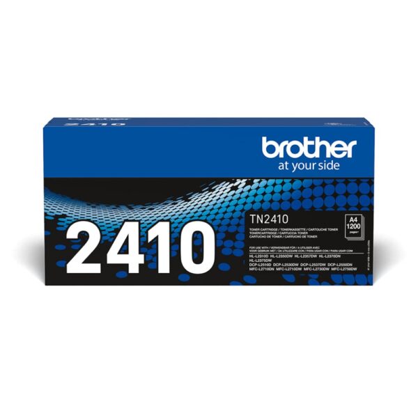 Brother TN-2410 Toner Cartridge, Black, Single Pack, Standard Yield, Includes 1 x Toner Cartridge, Brother Genuine Supplies