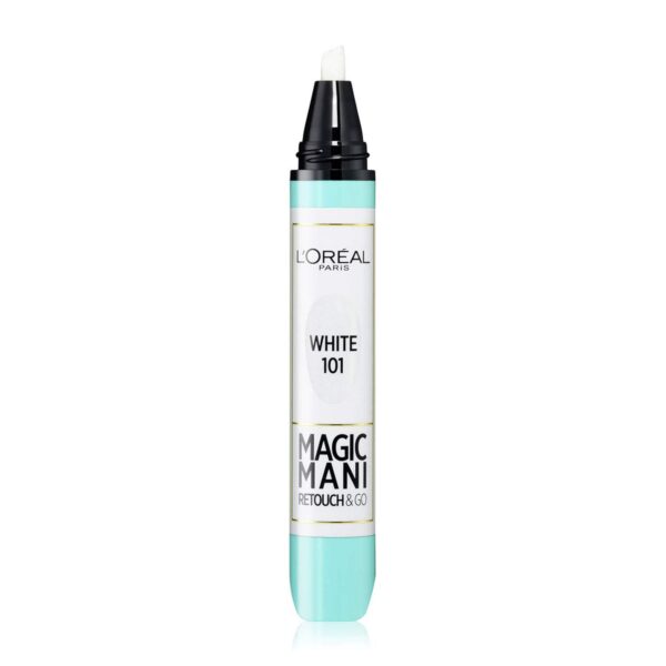 L'Oreal Paris Magic Mani Retouch & Go Nail Polish - 101 White