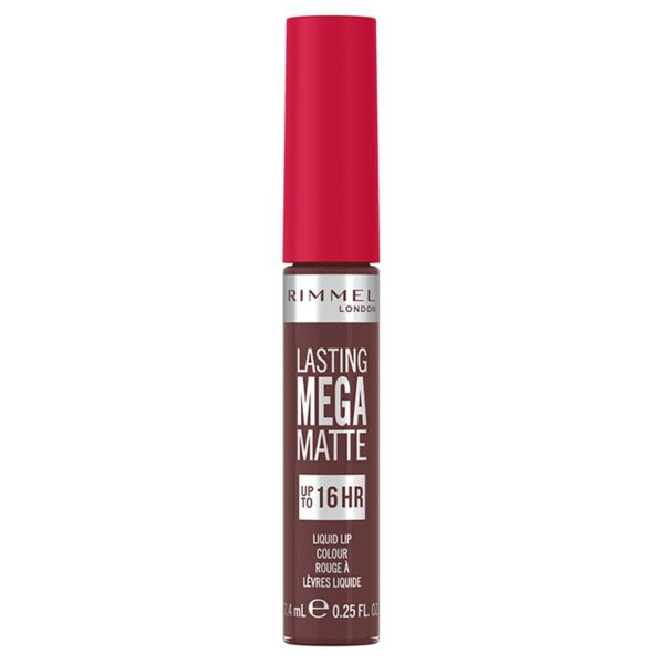 Rimmel London Lasting Mega Matte Liquid Lipstick, Long-Lasting, Hydrating, Vegan Formula - 860 - Urban Affair, 7.4ml