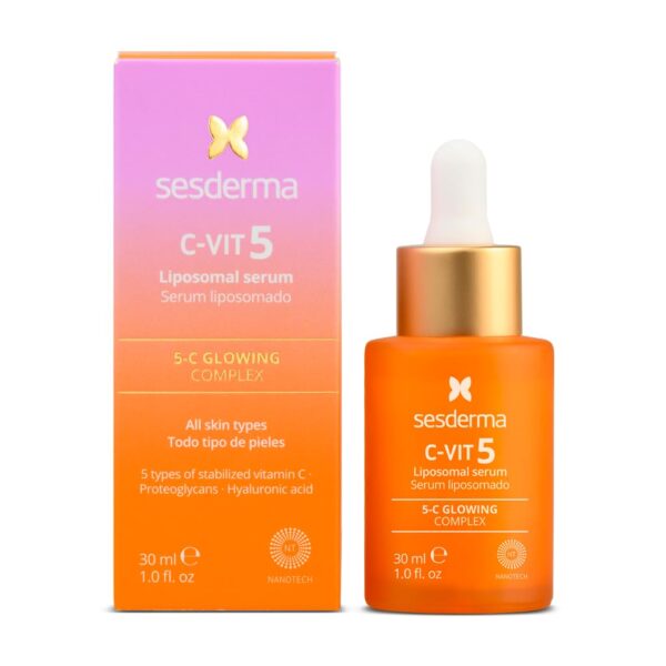 Sesderma C-Vit Liposomal Serum 30ml - Hydrating Vitamin C Serum for Face - Anti Aging Serum - Grade Skincare - Radiant and Youthful Skin - Cruelty Free Formula