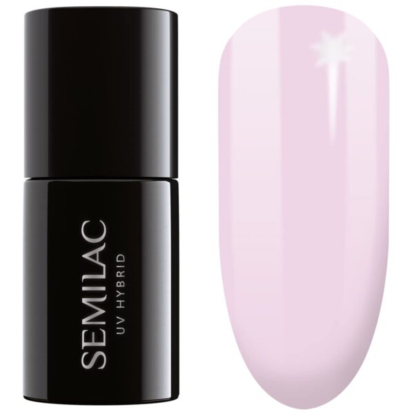 SEMILAC 582 Natural Pink Nail UV Gel Polish | Long Lasting and Easy to Apply | Soak off UV/Led | Perfect for Home and Professional Manicure and Pedicure 7 ml